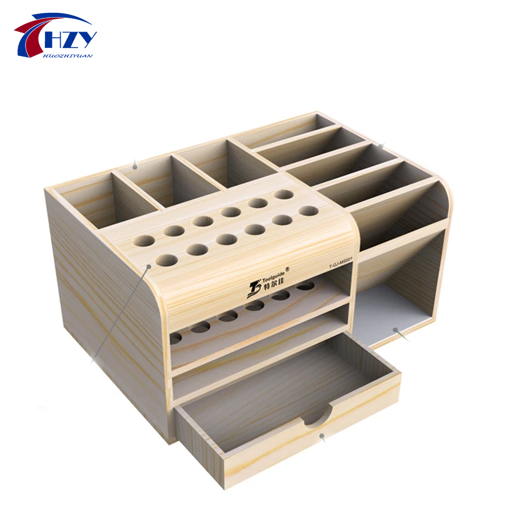Electronic Repair Tutorial - Toolguide-caja de almacenamiento de madera, destornillador,