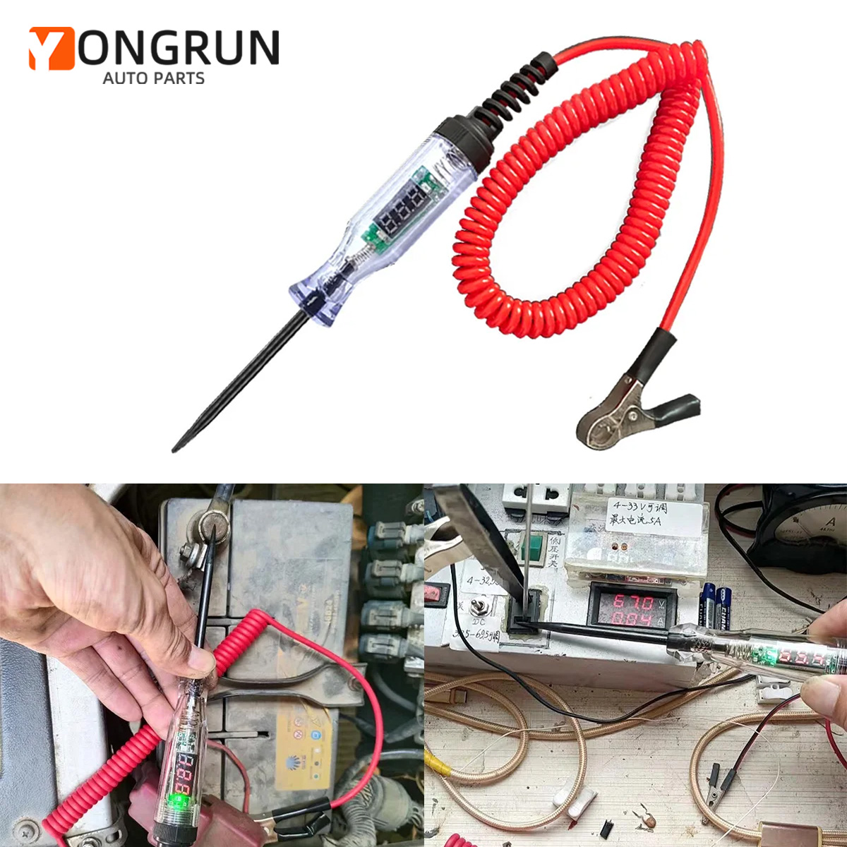 Circuit Test Pencil - Probador de circuito automotriz de 6V-24V/5V-90V,