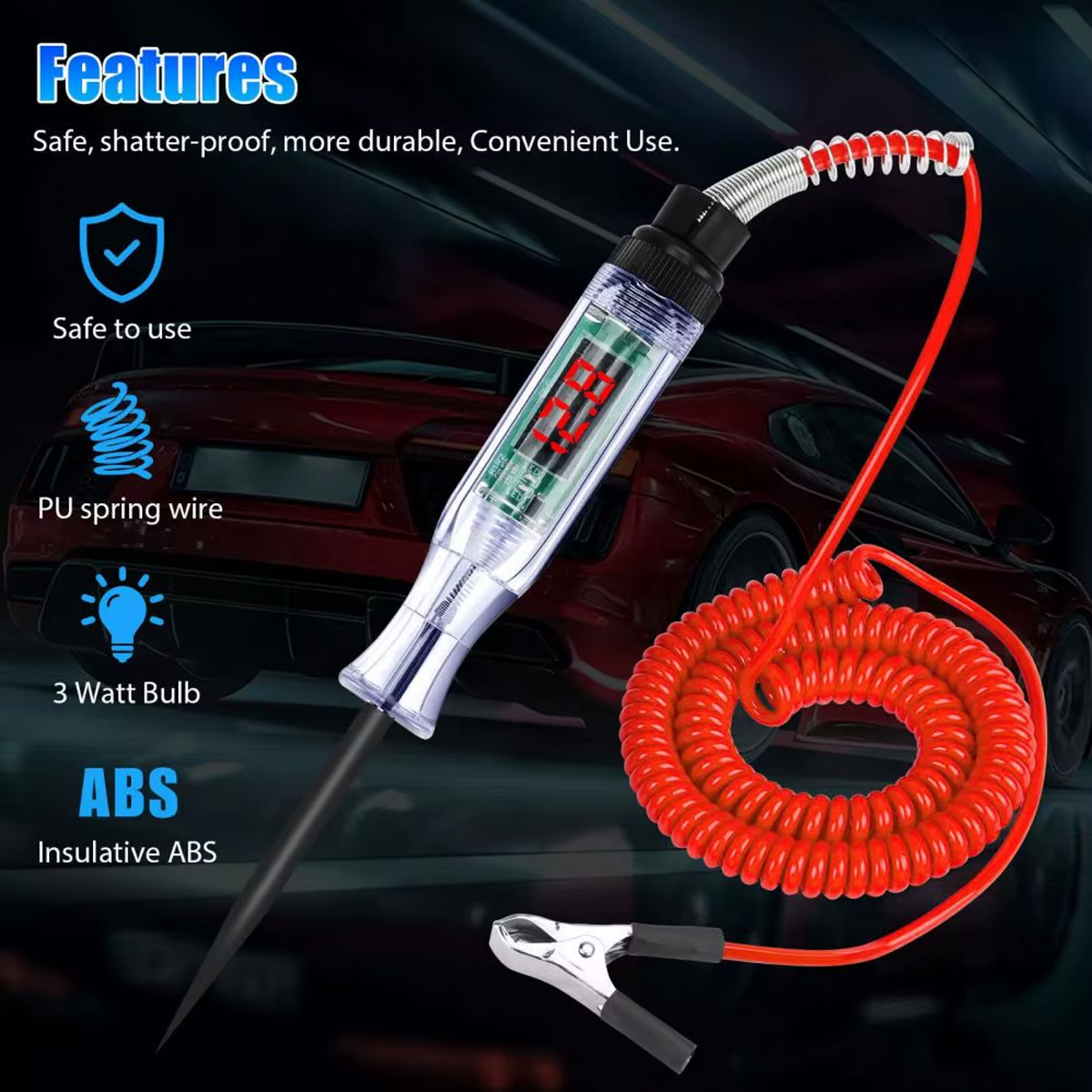 Probador de circuito automotri - Circuit Test Pencil reseña y precio