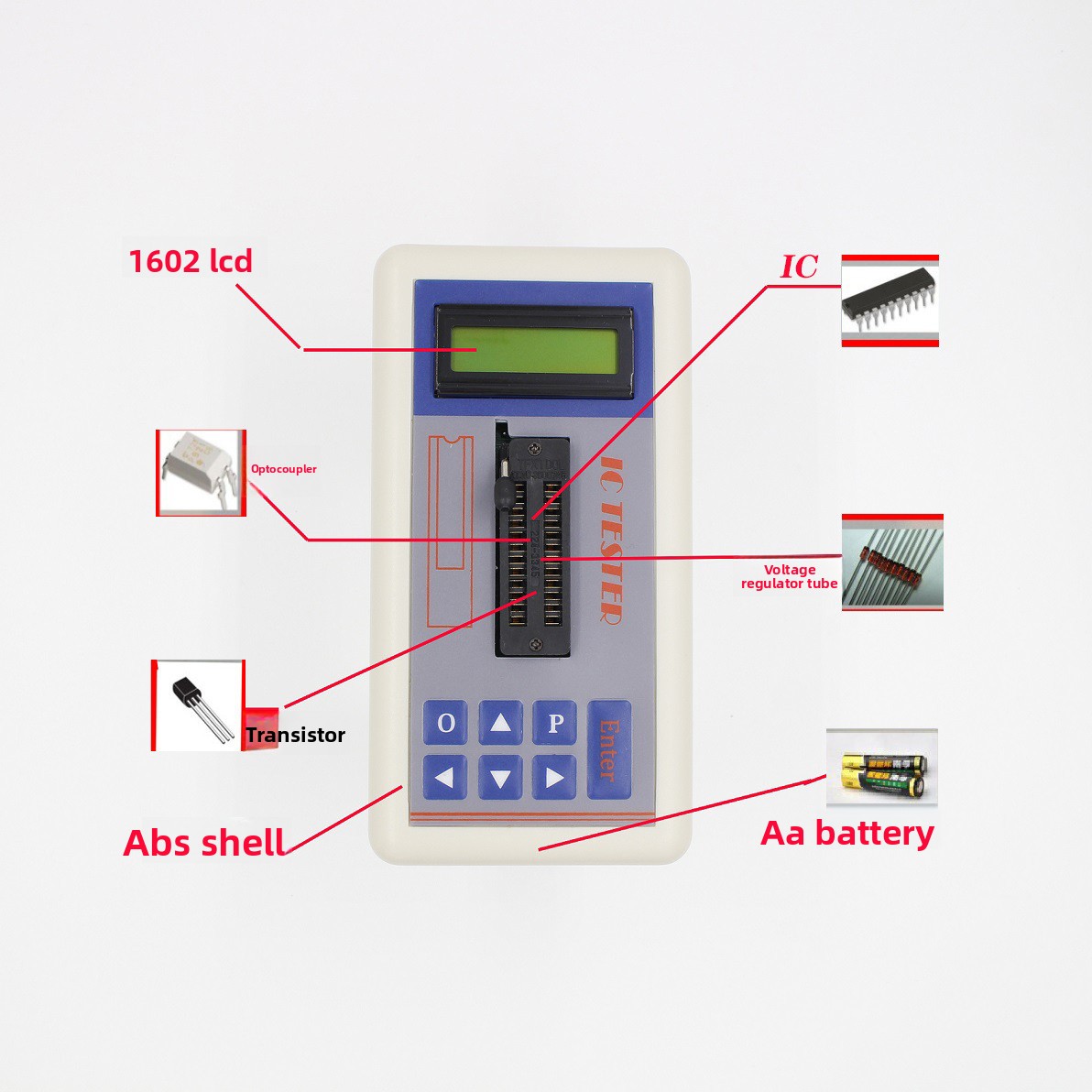 Probador de transistores IC TS - Electronics Repair Shops reseña y precio
