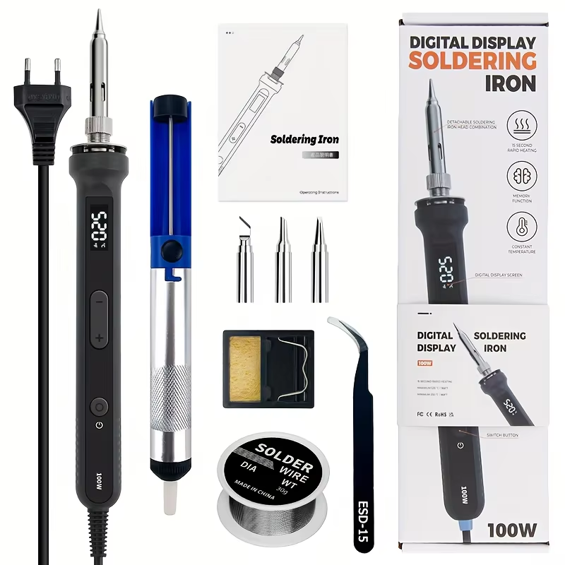 Kit de soldador digital de 100 - Electronic Repair Tutorial reseña y precio