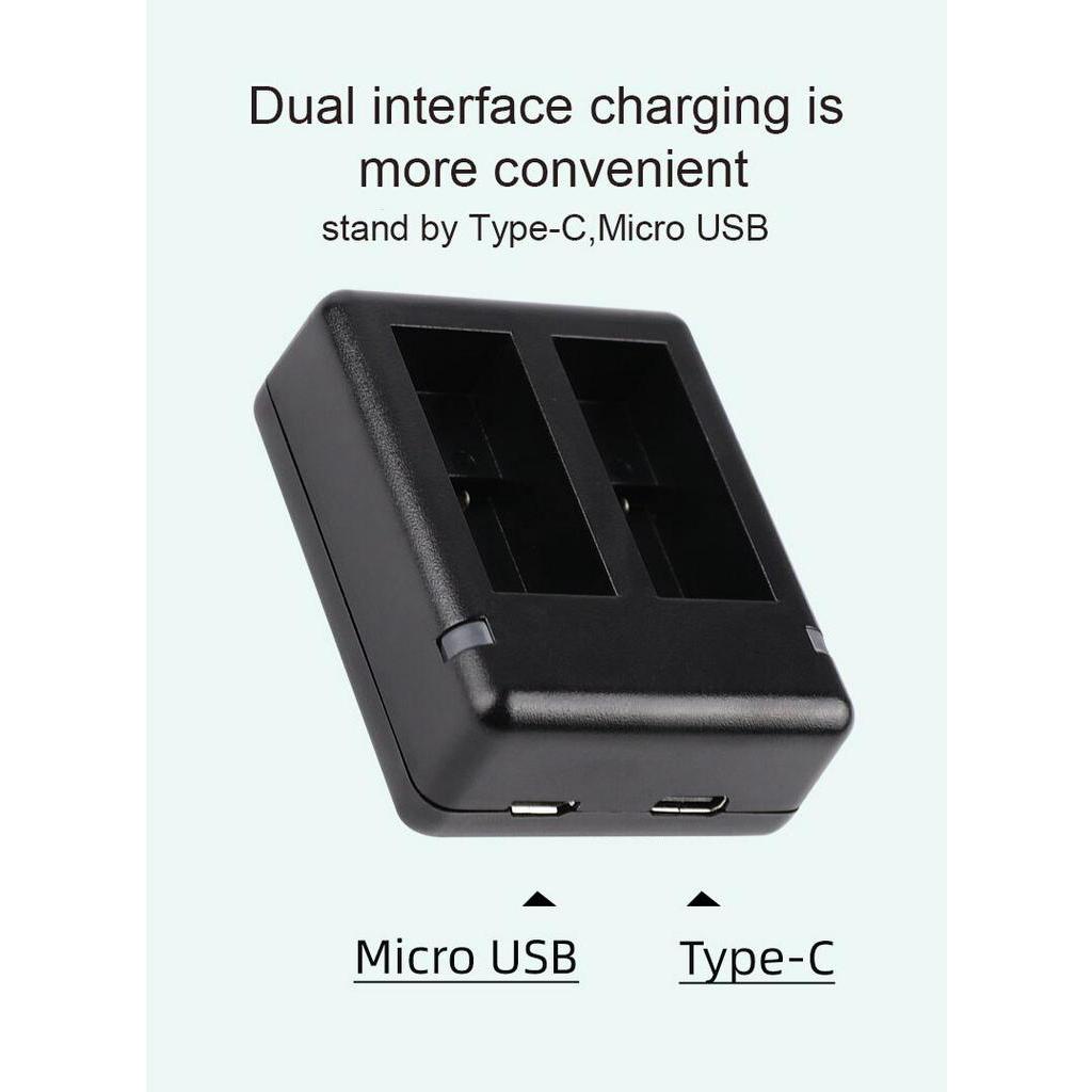 Cargador de batería Dual Go Pr - Gopro Action Camera Hero 12 Black reseña y precio