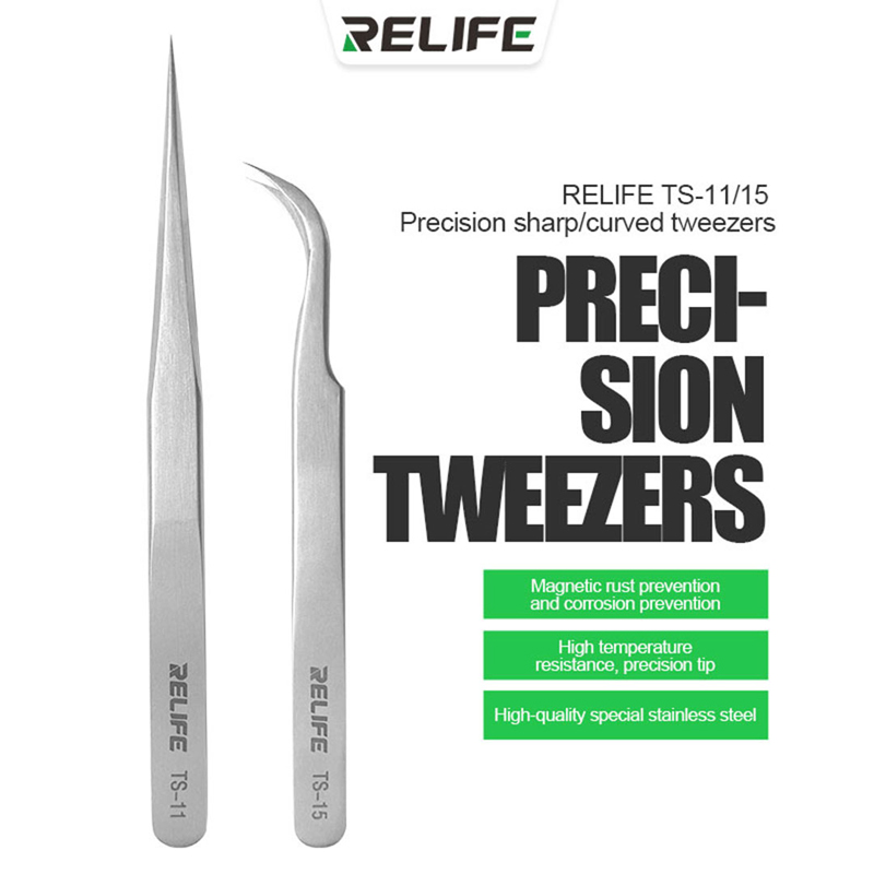 RELIFE TS-11 TS-15 pinzas rect - Electronic Repair Tutorial reseña y precio