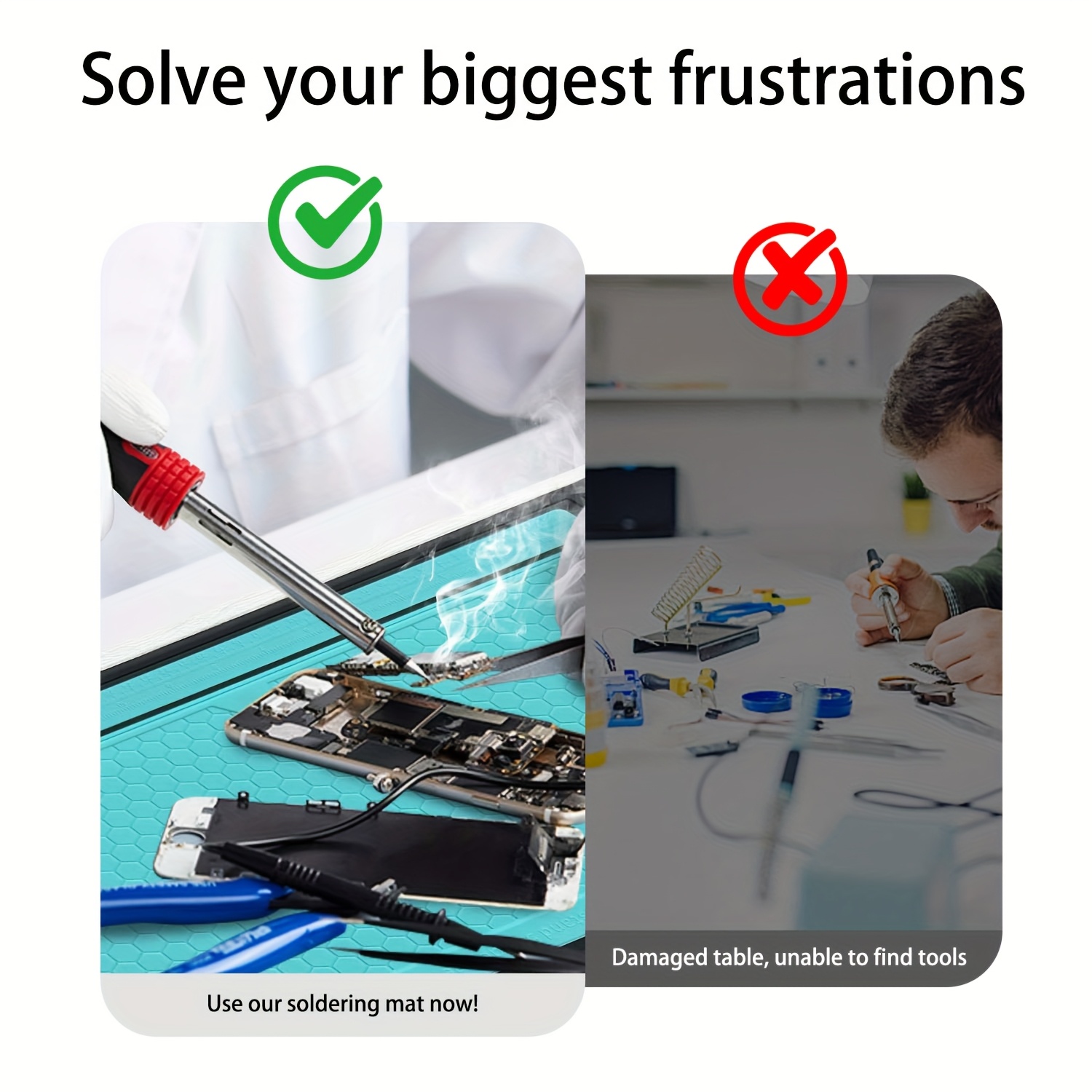 Estera de soldadura resistente - Electronics Repair Business reseña y precio
