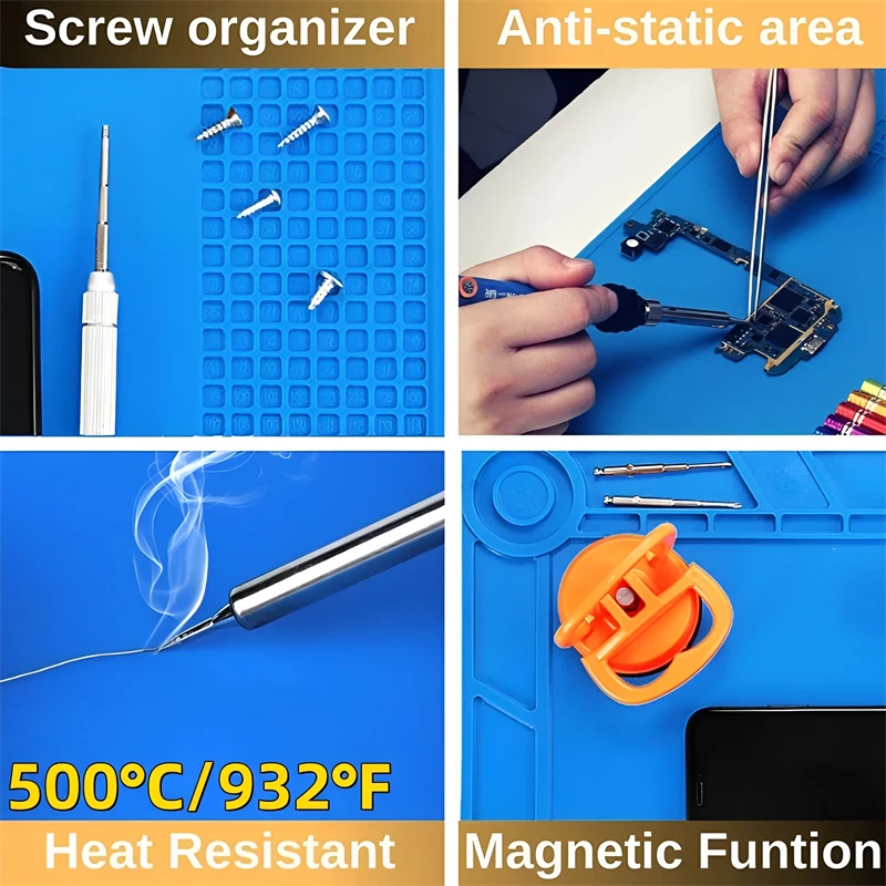Estera de soldadura de silicon - Electronic Repair Tutorial reseña y precio